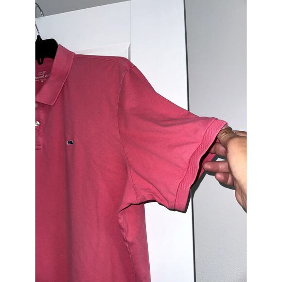 Vineyard Vines Men's XL Pink Polo Golf Shirt - Picture 4 of 7